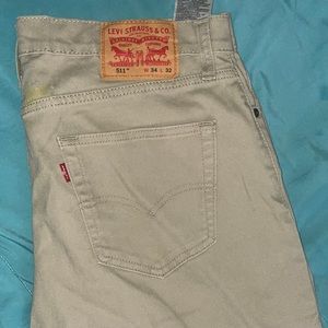 511 slim straight jeans 34x32